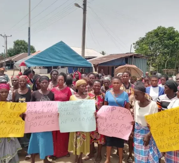 Protest by Imo Women Over Alleged Police Brutality