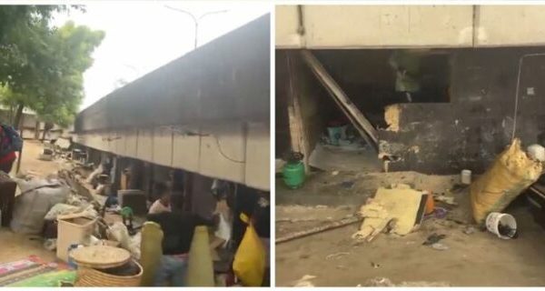 Lagos authorities find 86 rooms under bridge leased at N250k annually by tenants