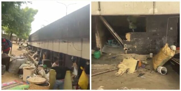 Lagos authorities find 86 rooms under bridge leased at N250k annually by tenants