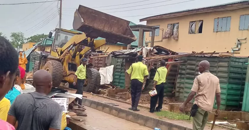 Demolition of Shanties and Illegal Structures in Ogun State Schools and Markets
