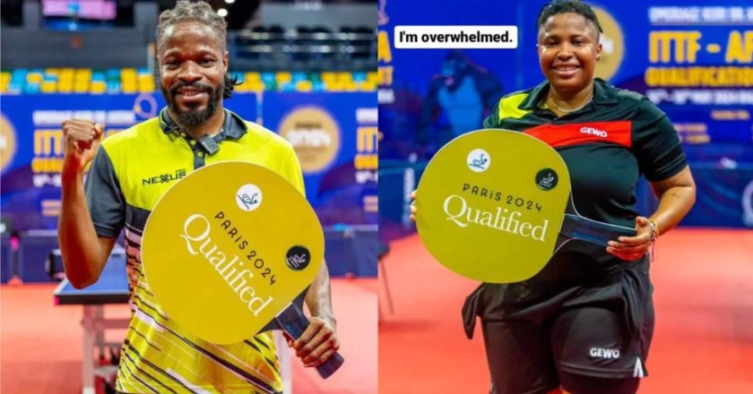 Exciting News in Table Tennis: Omotayo and Edem Qualify for Paris 2024 Event