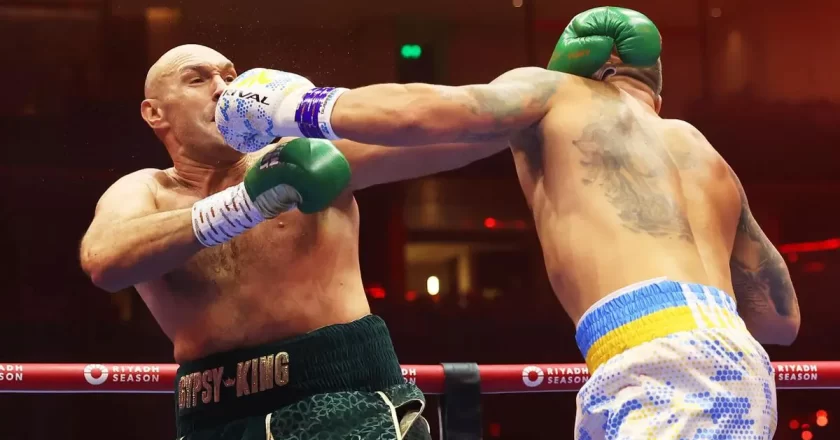 Boxer Usyk Taken to Hospital Following Victory Against Tyson Fury