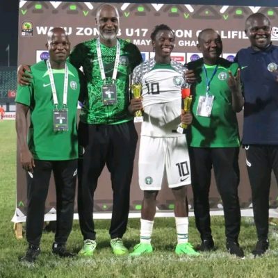 The Golden Eaglets’ Cletus Scoops Second Consecutive MOTM Award