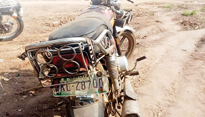 Eight individuals in custody for suspected involvement in motorbike theft in Ekiti