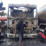 Fire razes trucks, shops at Ogun trailer park