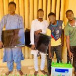 Nasarawa police capture thieves, reclaim stolen TVs and other items