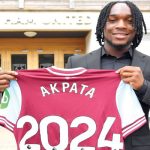 Akpata agrees Hammers deal