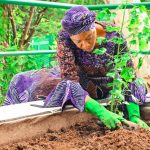 First lady urges women to embrace farming, food production