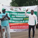 Ogun students protest killing of colleague by hit-and-run driver