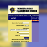 Quick steps for WASSCE 2024 result verification