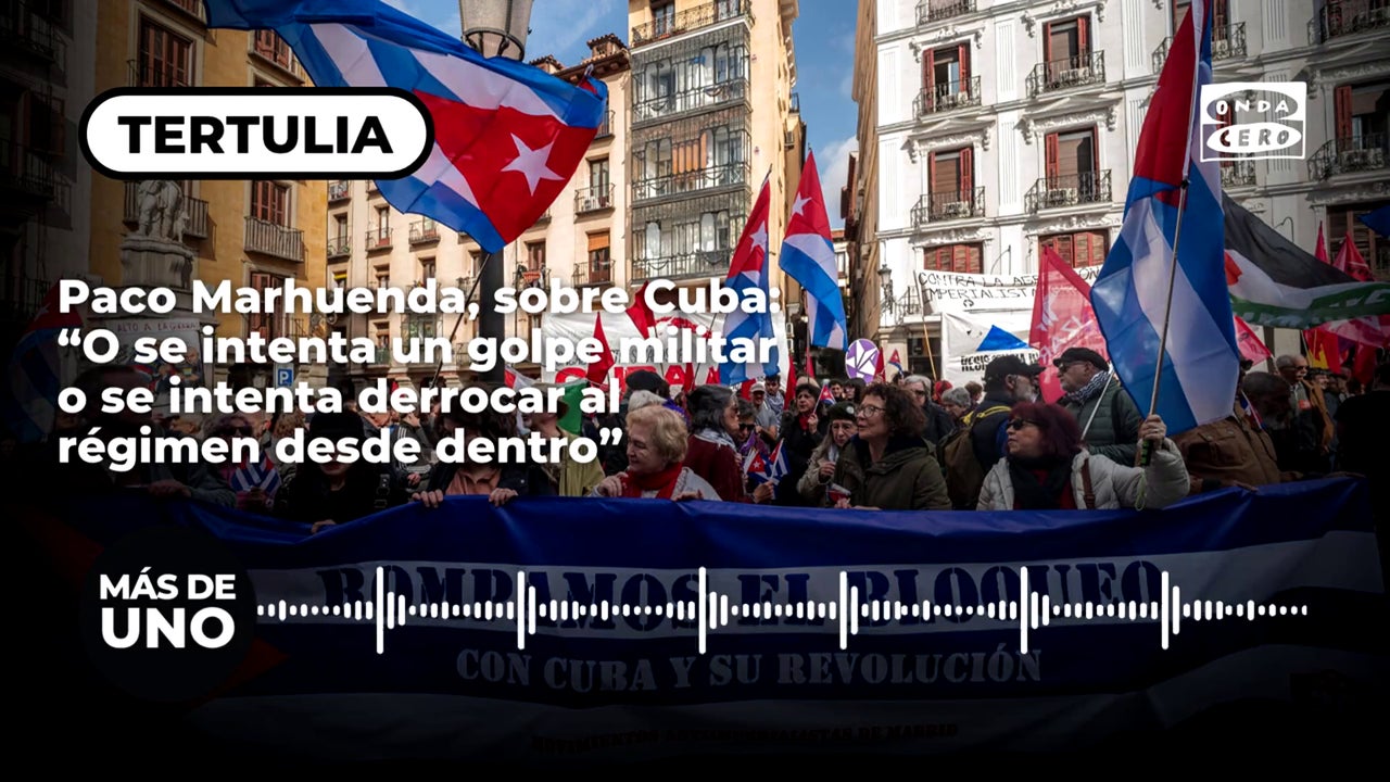 Paco Marhuenda, about Cuba: "Either a military coup is attempted or an attempt is made to overthrow the regime from within."