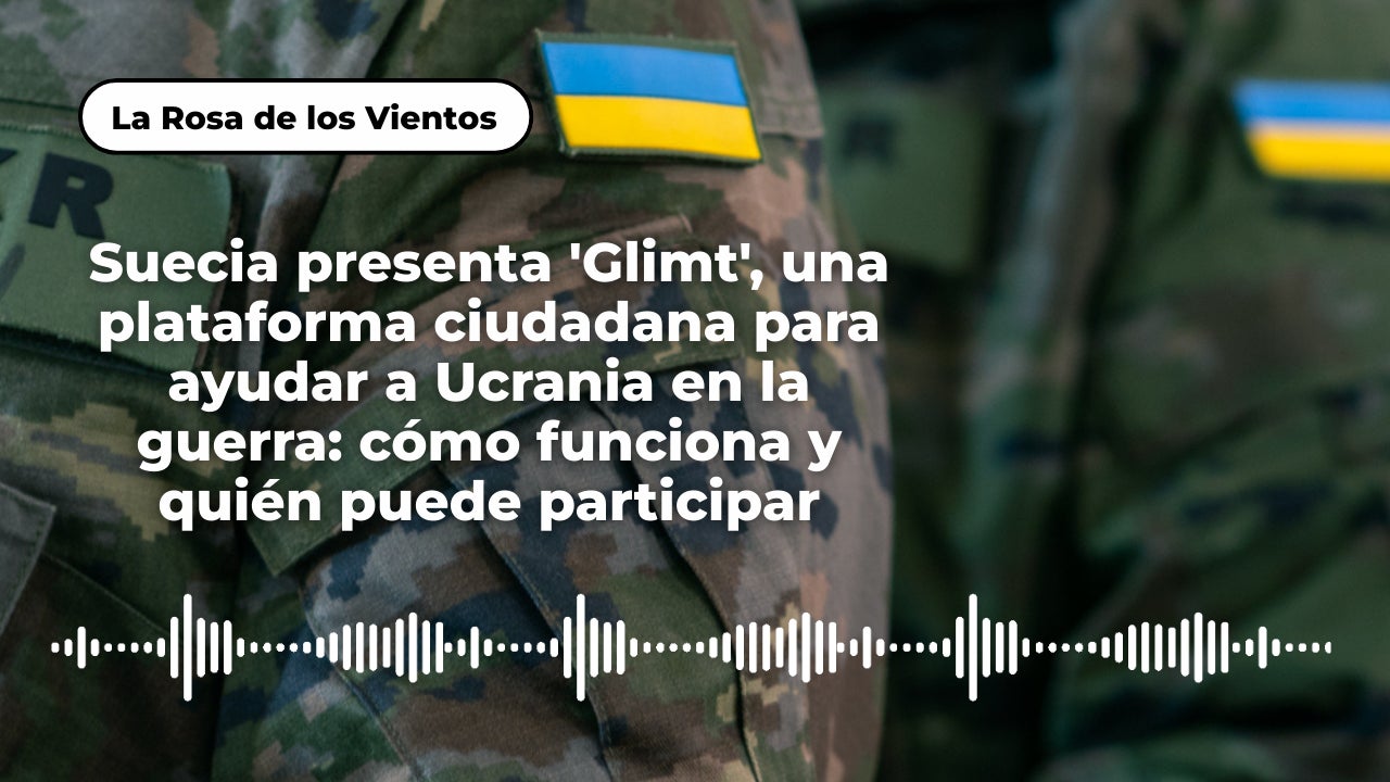 Sweden presents 'Glimt', a citizen platform to help Ukraine in the war: how it works and who can participate