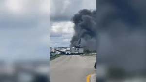 Amazon cargo plane crashes at Miami airport, leaving at least five dead